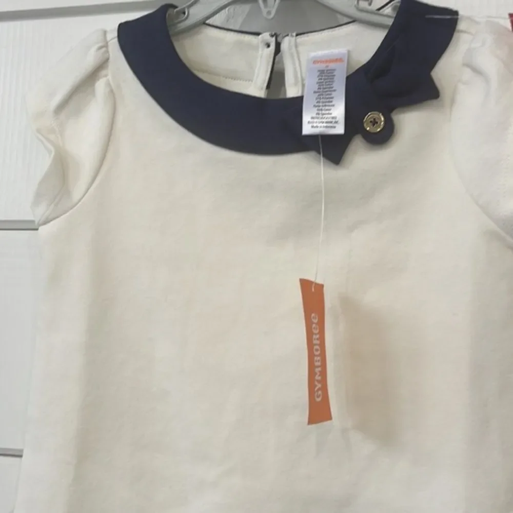 Gymboree Cape Cod Dress NEW Size 6 Cutie White Striped Color Block Nautical